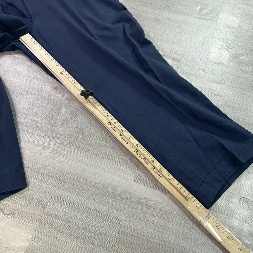 Ermenegildo Zegna Pants Mens 40x26 Blue Wool Classic Fit Dress Slacks Business